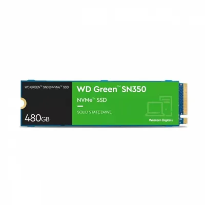 Western Digital Dysk SSD Green  480GB M.2 2280 SN350 NVMe PCIe