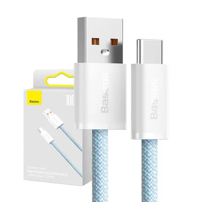 Kabel USB do USB-C Baseus Dynamic Series, 100W, 1m (niebieski)