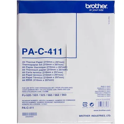 Papier termiczny A4 BROTHER PA-C-411 PAC411 100ark