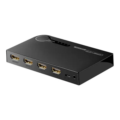 Przełącznik HDMI 3x1 UGREEN 40234, z pilotem (czarny)