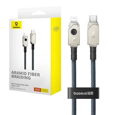 Kabel szybkiego ładowania Baseus USB C do IP 20A,1m (granatowy)