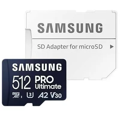 Samsung Karta pamięci microSD MB-MY512SA/WW Pro Ultimate 512GB + Adapter