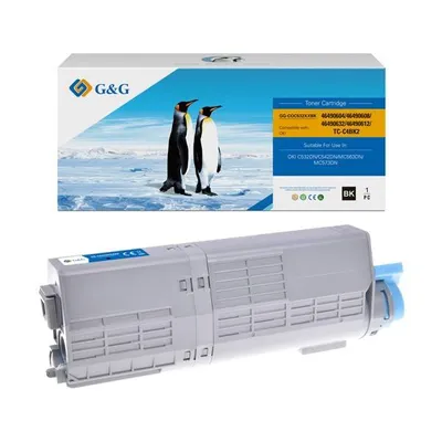 G&G kompatybilny toner z 46490608, black, 7000s, NT-COC532XXBK, dla OKI C532DN, C542DN, MC563DN, MC573DN, N