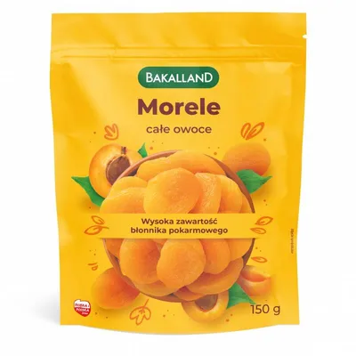 Morele suszone BAKALLAND 150g