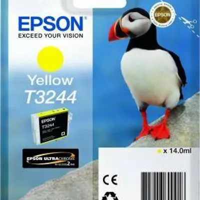 Tusz oryginalny EPSON T3244 C13T32444010 Yellow  14 ml