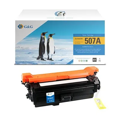 G&G kompatybilny toner z NT-PH507BK(CE400A), HP 507A, CE400A, black, 5500s, dla HP LaserJet Enterprise 500 color M551, N