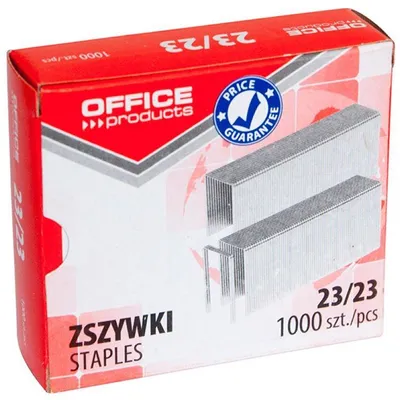 Zszywki OFFICE PRODUCTS 23/23 1000szt.