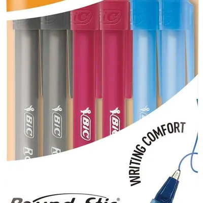 Długopis jednorazowy BIC ROUND STIC CLASSIC 929071 mix 1.0mm 6szt