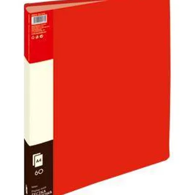 Album ofertowy A4 Grand 9006 120-1210 czerwony PVC 60 kieszeni