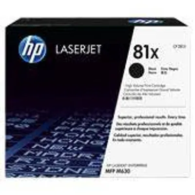 Toner oryginalny HP81X CF281X Czarny 25000 stron