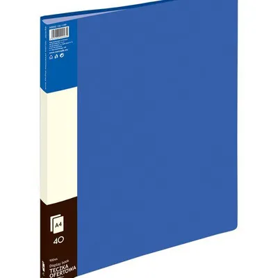 Album ofertowy A4 Grand 9004 120-1199 niebieskl PVC 40 kieszeni