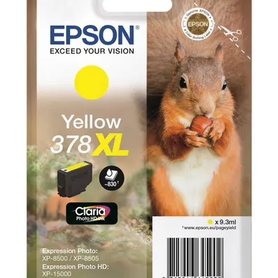 Tusz oryginalny EPSON T3794 C13T37944010 Yellow  830 stron