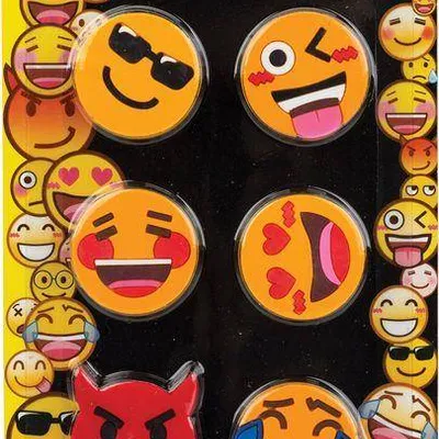 Magnesy 28mm CENTRUM EMOJIDEX 87005 6szt