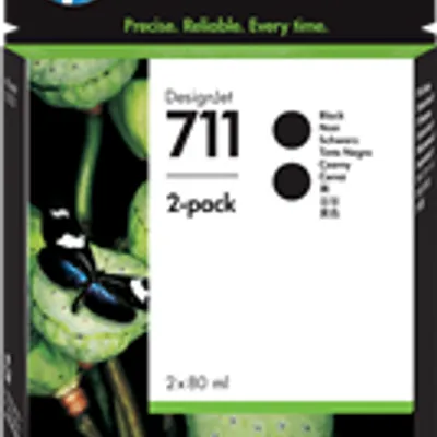 Tusz oryginalny HP711 P2V31A Czarny 80 ml