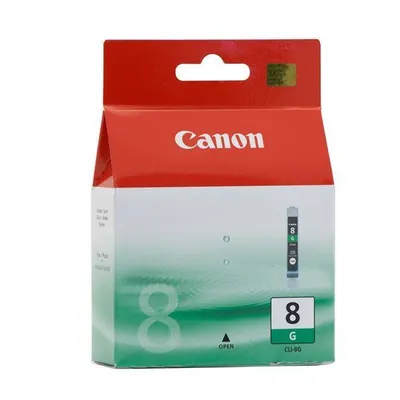 Tusz oryginalny CANON CLI8Green 0627B001 Zielony  420 stron