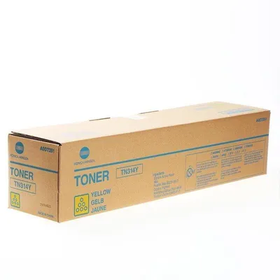 Toner oryginalny MINOLTA TN314Y A0D7251 Yellow 20000 stron