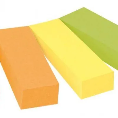 Zakładki indeksujące papierowe 12,7x44,4mm, 4x 3M POST-IT®  670-4CA-EU mix kolorów 4*50szt