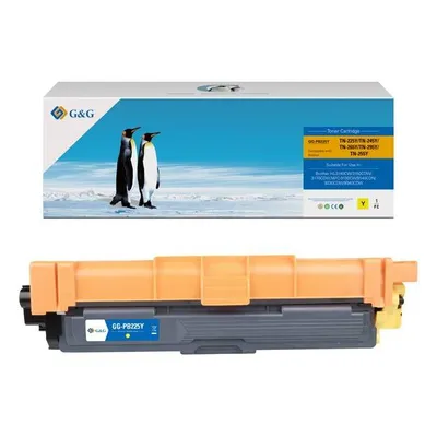 G&G kompatybilny toner z TN245Y, TN225Y, TN265Y, TN295Y, TN255Y, yellow, 2200s, NT-PB225Y, dla Brother HL-3140CW, 3170CW, N