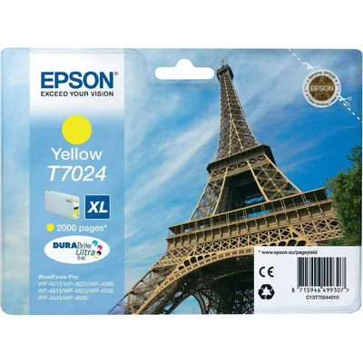 Tusz oryginalny EPSON T7024 C13T70244010 Yellow  2000 stron