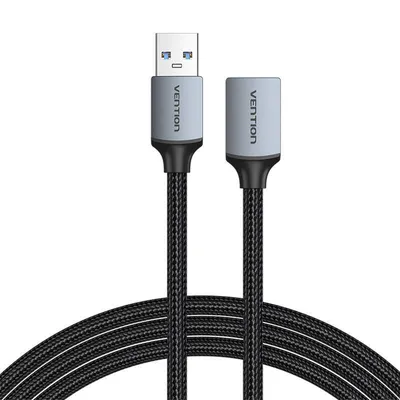 Przedłużacz USB 3.0 męski USB do żeński USB-A, Vention 2m (czarny)