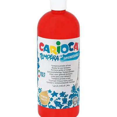 Farba tempera Carioca KO030/10 170-1444 1000ml czerwona