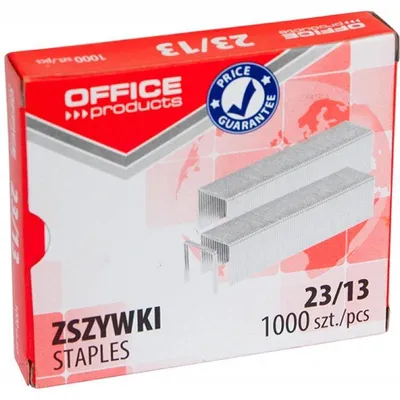 Zszywki OFFICE PRODUCTS 23/13 1000szt.