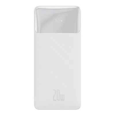 Powerbank Baseus Bipow 20000mAh, 2xUSB, USB-C, 20W (biały)