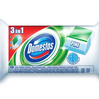 Zawieszka WC zapas DOMESTOS WC Pine Fresh 40g