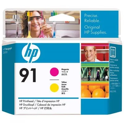 HP oryginalny głowica drukująca C9461A, HP 91, magenta/yellow, HP DesignJet Z6100