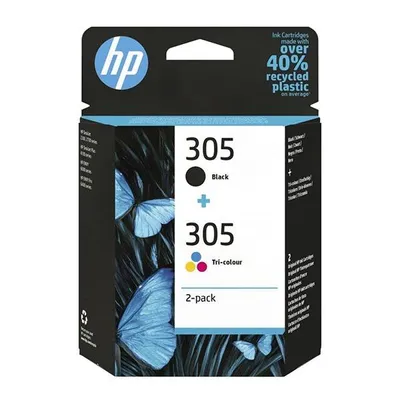 HP oryginalny ink / tusz 6ZD17AE#301, HP 305, blistr, HP 2-pack DeskJet 2300, DeskJet 2710, DeskJet 2720, DeskJet