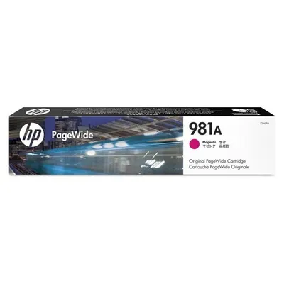 HP oryginalny ink / tusz J3M69A, HP 981A, magenta, 6000s, 70ml, HP PageWide Enterprise Color 556, MFP 586