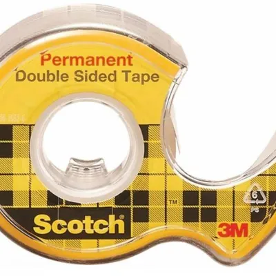 Taśma dwustronna z dyspenserem 12mmx6,3m 3M SCOTCH®  136D