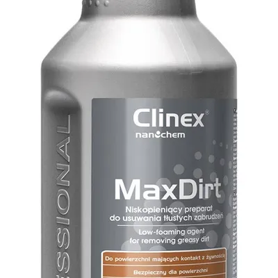 Preparat skoncentrowany do usuwania tłustych zabrudzeń CLINEX 4 Max Dirt 1L