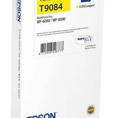 Tusz oryginalny EPSON T9084 C13T908440 Yellow  39 ml