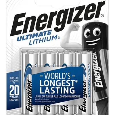 Bateria litowa AA ENERGIZER Ultimate Lithium 4szt