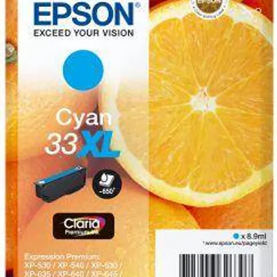 Tusz oryginalny EPSON T3362 C13T33624012 Cyan  8,9 ml