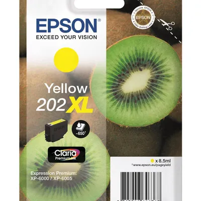 Tusz oryginalny EPSON T02H4 C13T02H44010 Yellow  650 stron