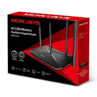 TP-LINK Router Mercusys AC12G AC1200 1xWAN 3xLAN-1Gb