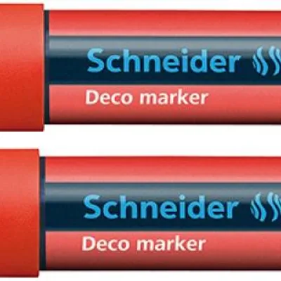 Marker kredowy  SCHNEIDER Maxx 260 Deco czerwony 5-15mm