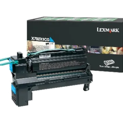 Toner oryginalny LEXMARK X792X1CG Cyan 20000 stron