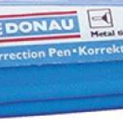 Korektor w piórze 10ml DONAU metalowa