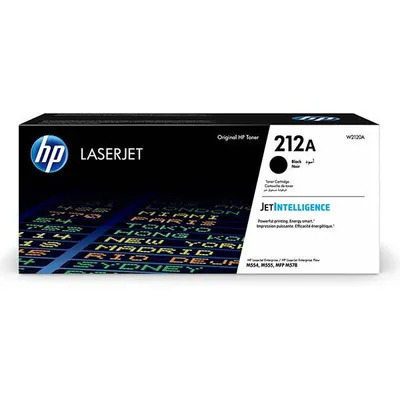 HP oryginalny toner W2120A, black, 5500s, HP 212A, HP Color LaserJet Enterprise M555dn, M555x, M554dn, O