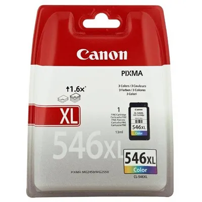 Canon oryginalny ink / tusz CL-546XL, colour, blistr, 300s, 13ml, 8288B004, Canon Pixma MG2250,2450,2550