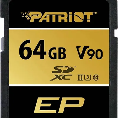 Patriot Karta pamięci microSDXC 64GB V90 UHS-II U3 C10 300/260MB/s