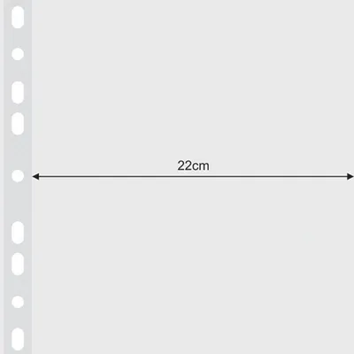 Koszulki krystaliczne A4 DONAU poszerzane PP 120mic 25szt