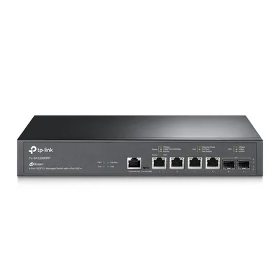 TP-LINK Przełącznik SX3206HPP 6x10GE (4xPoE++)