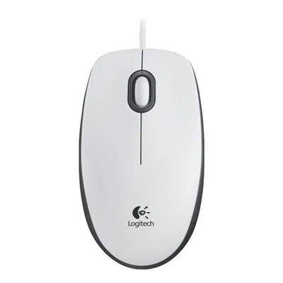 Mysz optyczna bezprzewodowa biała LOGITECH B100 910-003360