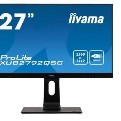 IIYAMA Monitor 27 cali XUB2792QSC-B1 IPS,QHD,USB-C,HDMI,DP,USB3.0,2x2W