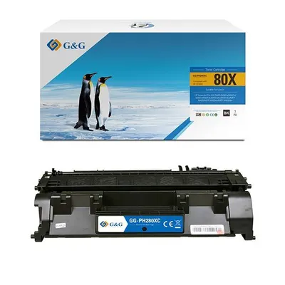 G&G kompatybilny toner z CF280X, black, 6900s, NT-PH280XC, HP 80X, dla HP LaserJet+, N, N