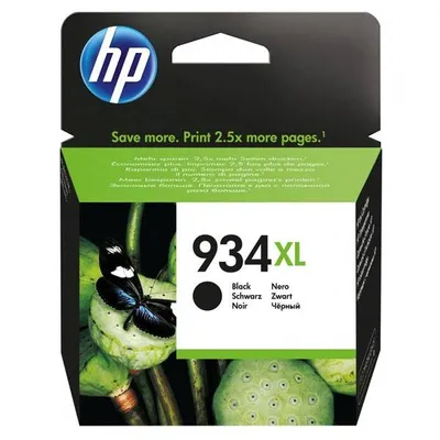 HP oryginalny ink / tusz C2P23AE, HP 934XL, black, blistr, 1000s, 25,5ml, HP Officejet 6812,6815,Officejet Pro 6230,6830,6835